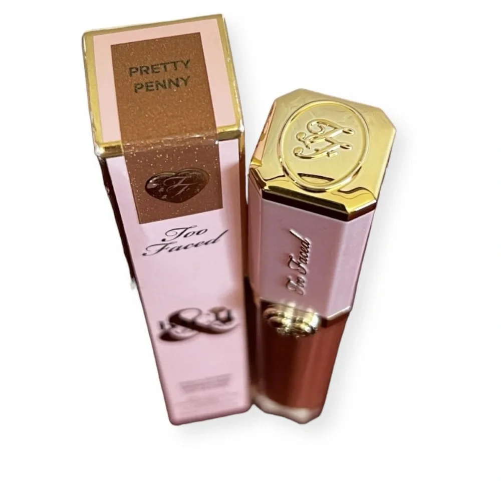 💎 Too Faced Rich & Dazzling Sparkling Pretty Penny Lip Gloss NIB Full-Size